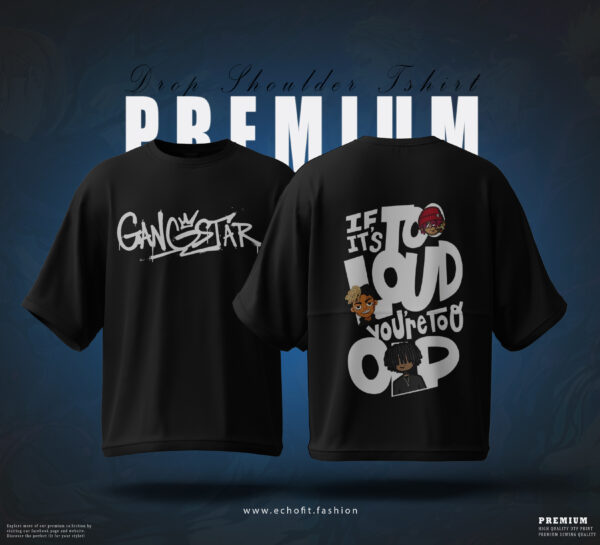 Gangster Drop Shoulder T-Shirt