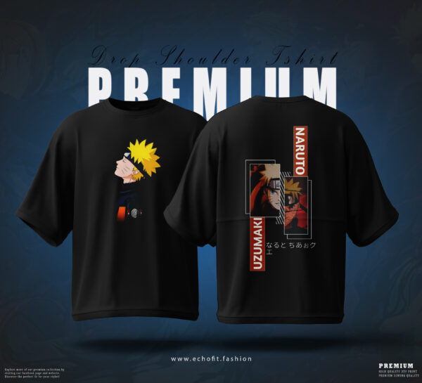 Naruto Drop Shoulder T-Shirt