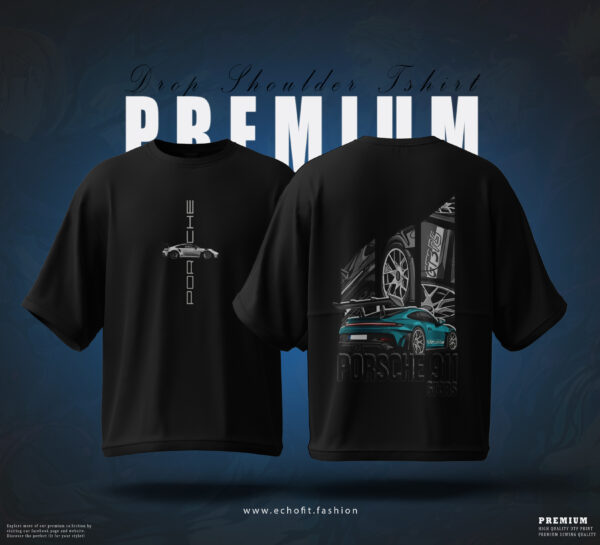 Porche Drop Shoulder T-Shirt